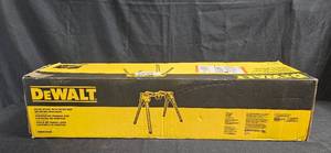 lot 21 image: DeWALT Work Stand with Miter Saw Mounting Brackets (DWX725B)