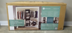 lot 25 image: Whalen Closet Organizer with Ventilated Tower and Shoe Shelf