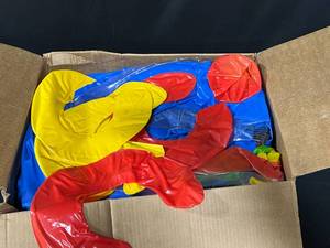 lot 86 image: Collection of Inflatable Colorful Pool Shapes and Figures