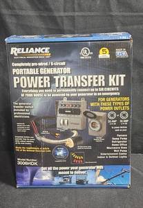 lot 115 image: Reliance 3006HDK 6-Circuit Portable Generator Power Transfer Kit