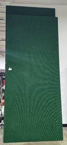 lot 155 image: Lot of 2 Green Carpeted Panels for Home or Possibly Lake Use