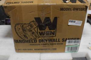 lot 41 image: WEN DW1085 10-Amp Variable Speed Handheld Drywall Sander with Dust Hose and Collection Bag