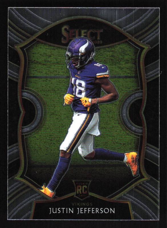 lot 111 image: 2020 Select Concourse Justin Jefferson Rookie #61