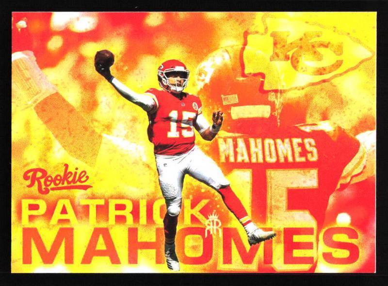 lot 101 image: 2017 ESPN Draft Patrick Mahomes Rookie