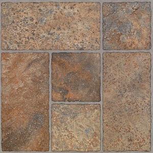 lot 31 image: TrafficMaster Bodden Bay Terra Cotta 3 MIL x 12 in. W x 13 in. L Peel and Stick Vinyl Tile Flooring (360 sq.ft)