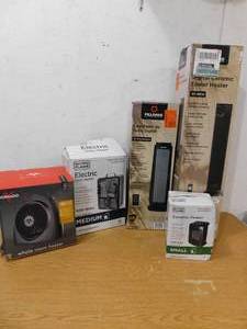 lot 72 image: Assorted Lot of Electrical Heaters