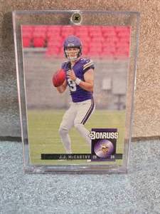 lot 184 image: 2024 Donruss J.J. McCarthy Rookie Retro 1994 #27