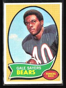 lot 135 image: 1970 Topps Gale Sayers #70