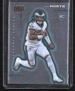 lot 142 image: 2020 Dynagon Jalen Hurts Rookie #D-19