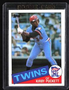 lot 152 image: 1985 Topps Kirby Puckett Rookie #536