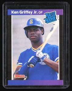 lot 155 image: 1989 Donruss Ken Griffey Jr. Rookie #33