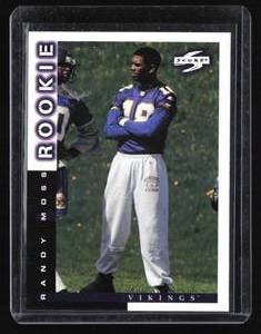 lot 157 image: 1998 Score Randy Moss Rookie #235