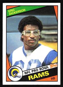lot 169 image: 1984 Topps Eric Dickerson Rookie #280