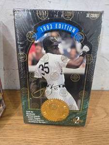 lot 286 image: 1993 Leaf Series 2 Hobby Box 36 Packs per Box LK