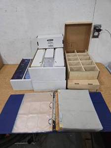 lot 97 image: Lot of Assorted Supplies - Holders, Albums, Pages and More
