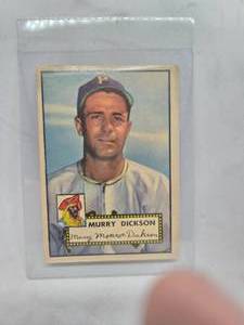 lot 216 image: 1952 Topps Baseball Murray Dickson #266