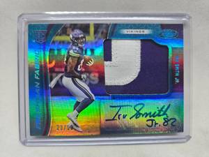 lot 233 image: 2019 Certified RPA Aqua Irv Smith Jr. Rookie Serial #2350