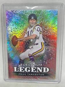 lot 240 image: 2024 Leaf Electrum Rainbow Legend Fran Tarkenton Serial #1425