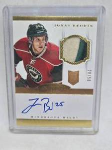 lot 241 image: 2013 Dominion RPA Jonas Brodin Rookie #164 Serial #2850