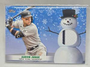 lot 245 image: 2021 Topps Holliday Jersey Card Aaron Judge