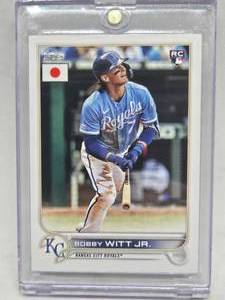 lot 247 image: 2022 Topps Japan Bobby Witt Jr. Rookie #130 RARE