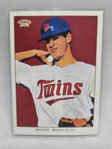 lot 248 image: 2002 Topps 206 Joe Mauer Rookie #400