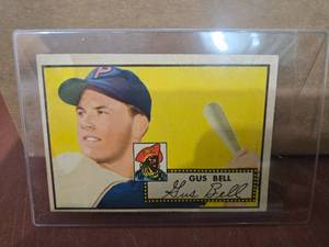 lot 211 image: 1952 Topps Baseball Gus Bell #170