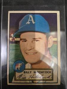 lot 213 image: 1952 Topps Baseball Billy Hitchcock #182