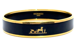Black Hermes Bangle Bracelet VIDEO