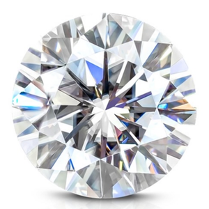 3.54 Carat Moissanite Round Brilliant Cut VIDEO