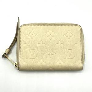 Louis Vuitton Beige Monogram Empreinte Compact Zippy Wallet - Pre-Owned Retail $700