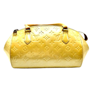 Louis Vuitton Yellow Monogram Vernis Sherwood PM $1,200 Pre-Owned Retail