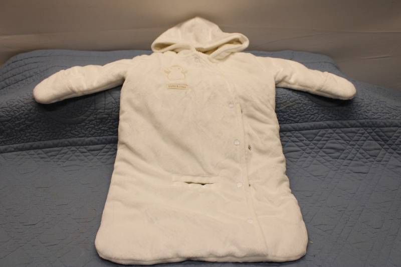 lot P-233 image: Lot of Clothing Items including Cute & Cozy Hooded Snowsuit and Assorted Onesies