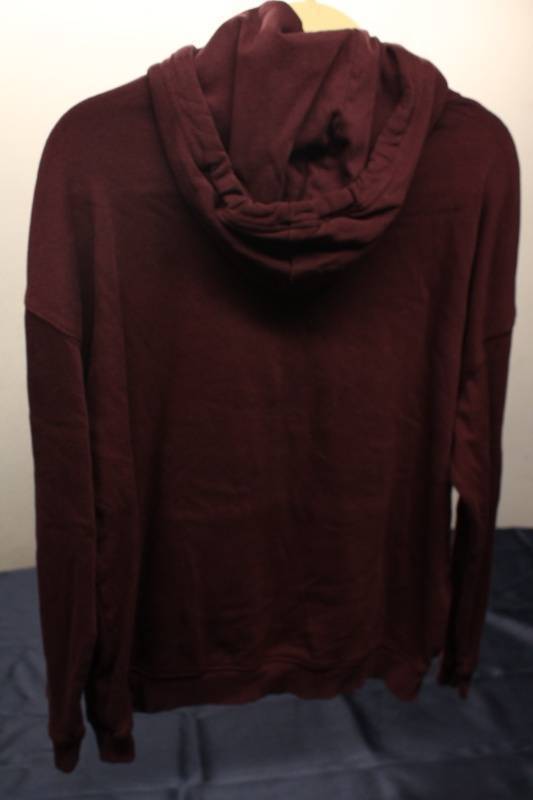 lot N-117 image: Gently Used Burgundy Hoodie with Kangaroo Pocket