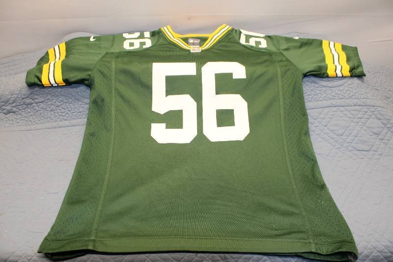 lot P-228 image: Green Bay Packers Jersey #56 Peppers, Size L