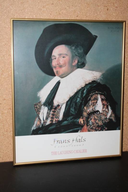 lot N-161 image: Frans Hals The Laughing Cavalier Framed Art Print