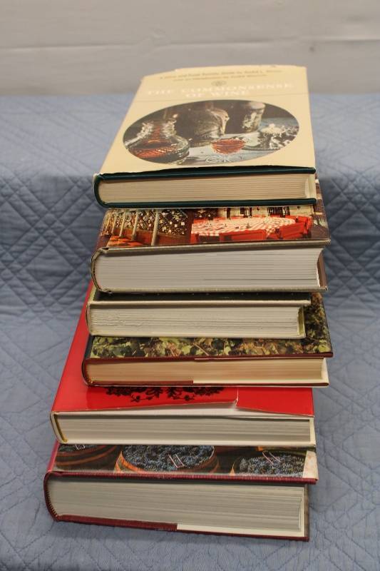 lot 358 image: Collection of 7 Wine Reference Books - Includes Wines of France, Great Wines of Europe, and More