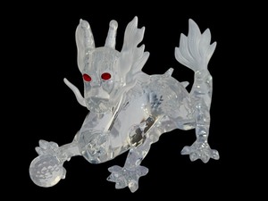 lot 302AA image: Swarovski Crystal Dragon Figurine