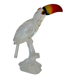lot 355 image: Swarovski Crystal Fire Beak Toucan Figurine