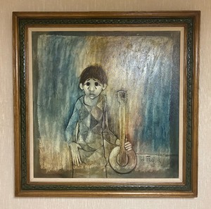 lot 32 image: Original Painting by J. Faguet