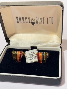 lot 207 image: Pair of Nancy & Rise Cufflinks