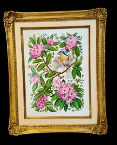 lot 13A image: Boehm Porcelain Eastern Bluebird Plaque