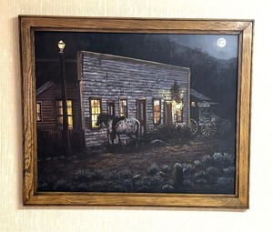 lot 188 image: Vintage Western Framed Print