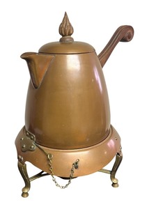 lot 192 image: Vintage J.C. Moore Coffee Urn