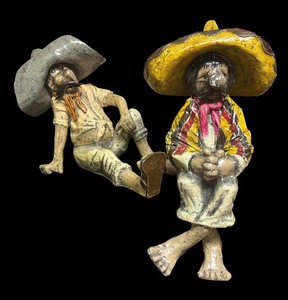 lot 268 image: Vintage Mexican Folk Art by F. Luna