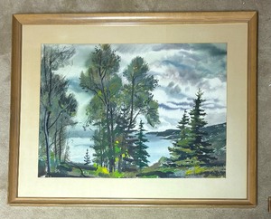 lot 286 image: Beaver Bay Original Painting by Kopietz