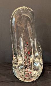 lot 86H image: Large Rollin Karg Art Glass Sculpture