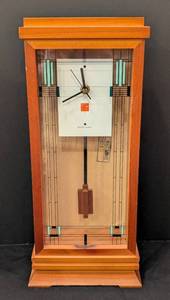 lot 139 image: Frank Lloyd Wright Mantle Clock