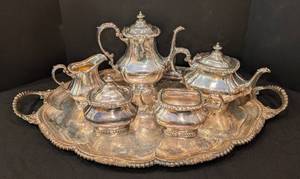 lot 146 image: Gorham Silver Plated Tea Service