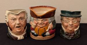 lot 349 image: Three Small Royal Doulton Character Mugs